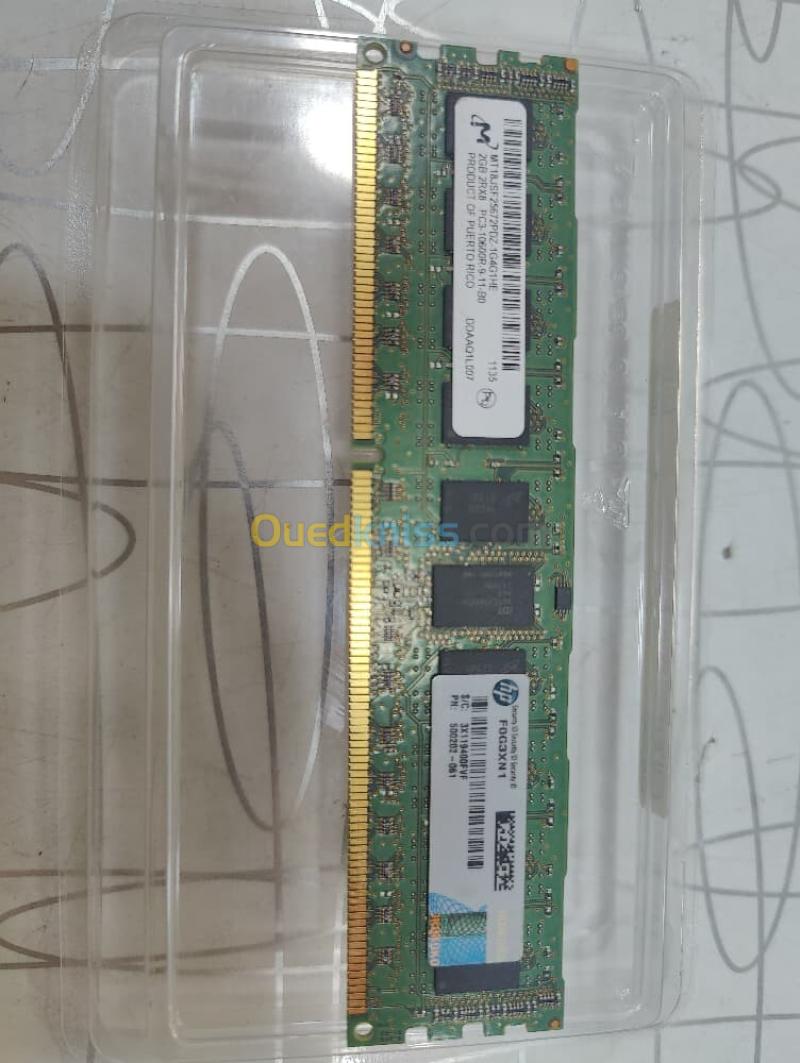 Ram Serveur DDR3/DDR4 2Go/8Go/16Go 5