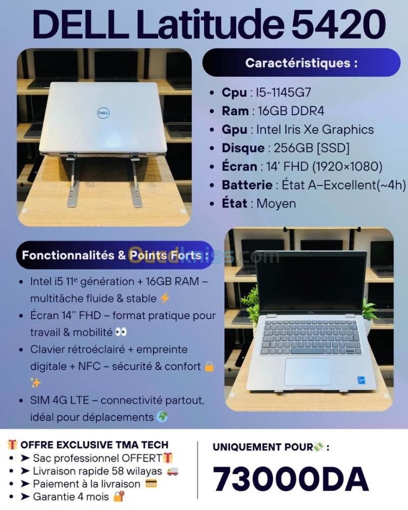 DELL Latitude 5420     i5-1145G7   16/256 7