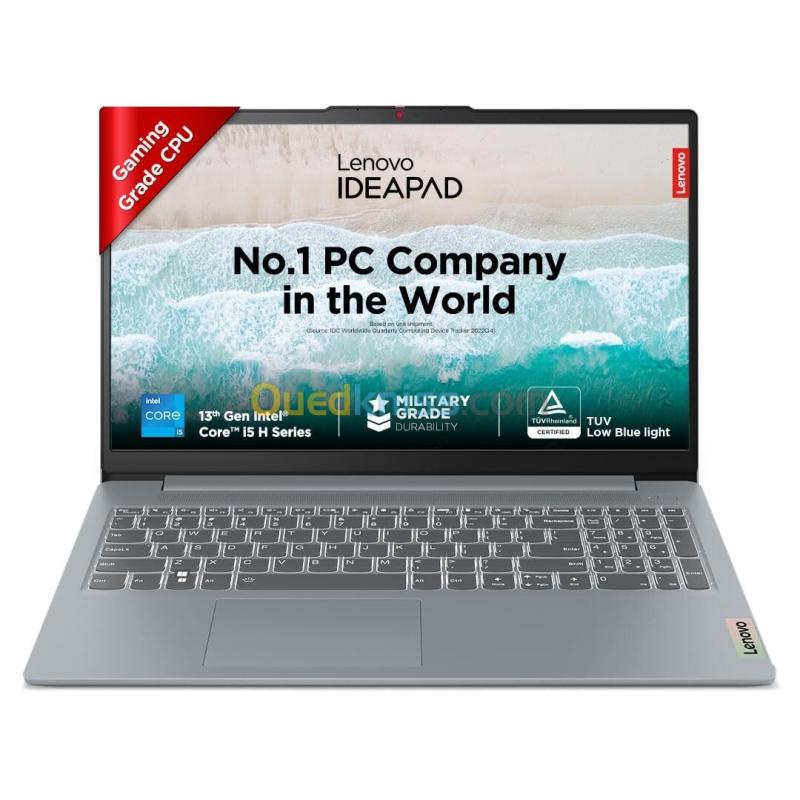 Lenovo IdeaPad Slim 3 Core i5-13420H/8Go/512Go SSD/Ecran 15.6 pouces FHD/Win11Pro/Wi-Fi 6 4