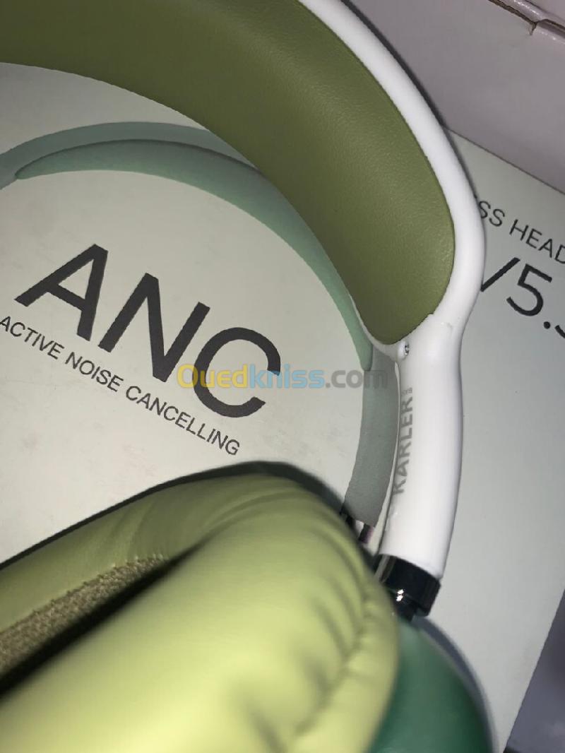 Casque Sans Fil Karler Bass Bluetooth 5.3 Technologie ANC 4