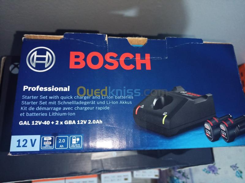 Bosch professionnel 2 BATTERIES GBA 12V 2.0AH + GAL 12V-40
