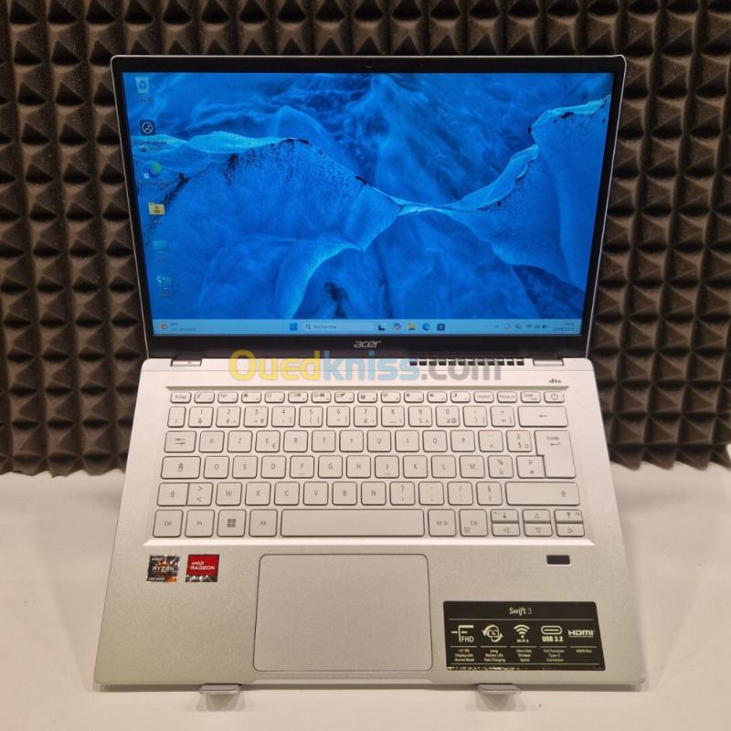 Acer Swift AMD Ryzen 7 5700U 16Go 512Go SSD NVMe 14" Full HD