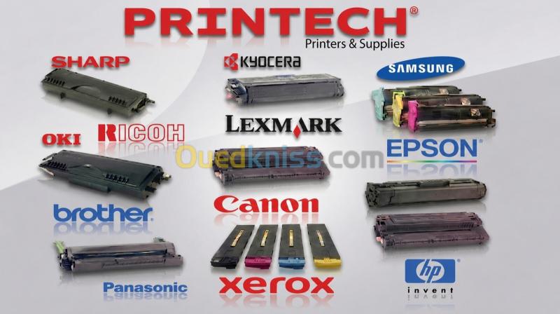 PRINTECH - Toners, Cartouches, Rubans & Fusers Haute Qualité pour Imprimantes